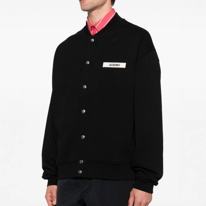 25 Early Spring Jacquemus Unisex Long-Sleeved Sweatshirt Trendy Men's Style Logo Button Loose Cardigan 25 Early Spring Jacquemus Unisex Long-Sleeved Sweatshirt Trendy Men's Style Logo Button Loose Cardigan