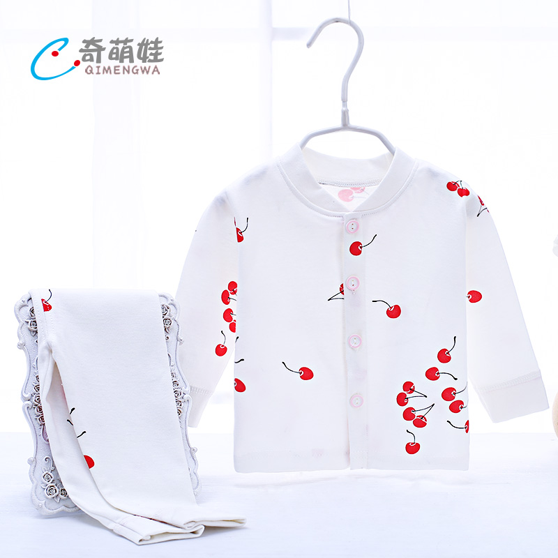 Bé đồ lót cotton mùa xuân và mùa thu thiết nam quần áo trẻ em mùa thu quần mùa thu trẻ em mùa thu ấm áp và mùa đông phụ nữ chơi dưới bộ đồ ngủ mùa xuân.