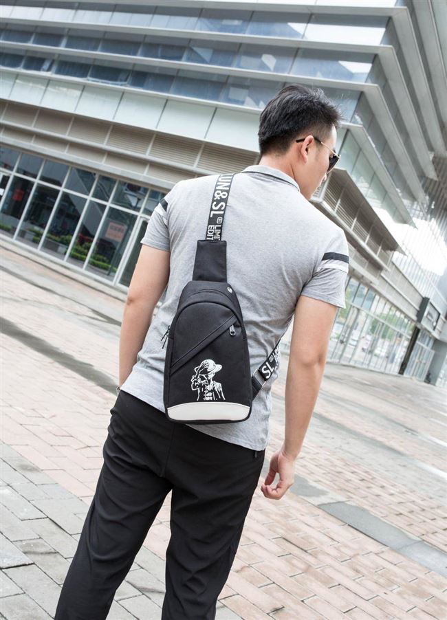 Túi ngực nam mới Nhật Bản và Hàn Quốc xu hướng túi giản dị Túi nam Messenger túi thể thao nữ túi đeo vai túi nhỏ - Túi