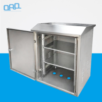 Stainless steel Network cabinet wall-mounted communication cabinet outdoor monitoring power amplifier cabinet switch 9U 12U non-standard customization