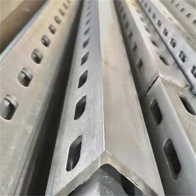 Hot dip galvanized angle steel corner angle iron 63*63 50*50 40*40 punched angle steel frame bracket spot