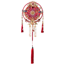 Original Nock Ruyi Yanyuan Garden Show and Troupe Fan Wedding Bride Chinese Wedding Diy Material Bag Reworked Fan