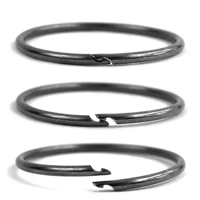 Outdoor EDC quick release ring key ring key chain hook protection nail quick removal buckle easy to use