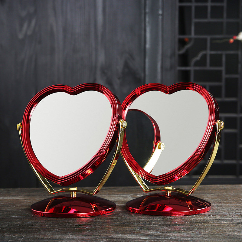 Wedding Supplies Mirror Red Eurostyle Upscale Makeup Mirror Bride Makeup Mirror Comb Pair Newcomer Dowry Dowry