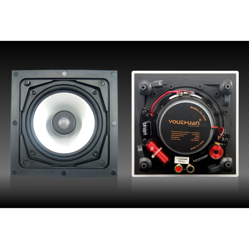 Turn right YZ365s suction top horn square constant resistance upscale coaxial frequency dividing ceiling sound grid suspended ceiling speaker