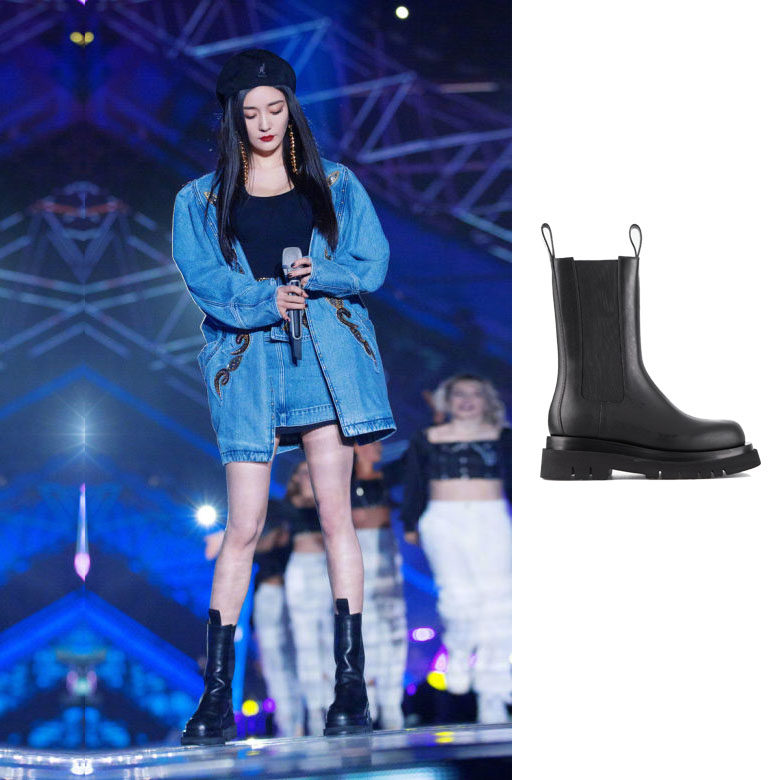 Yang power Tongtong BOTTEGA VENETA's Martin boots for more than half a yard 592045-VIFH0-1000