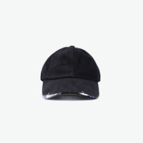 ADER ERROR BLACK HAT Hooded Baseball Cap BKAFWCA09BK-BLACK