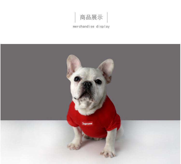House Jane Tide thương hiệu pháp luật chiến đấu cotton tay áo ngắn chó phần mỏng quần áo chó nhỏ mùa xuân và mùa thu chó con quần áo thú cưng - Quần áo & phụ kiện thú cưng áo dành cho mèo	