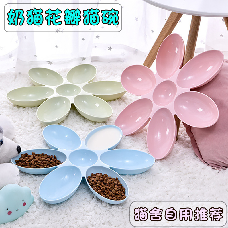 Cattery Bowl Stray Cat Bowl Sharing Multi-milk Cats Breastfeeding Pregnant Cats Several Cats Sharing Multi-Cats Eating Food Bowls Drinking Water