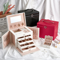 Jewellery Box Large Capacity Leather Jewelry Box Jewellery S