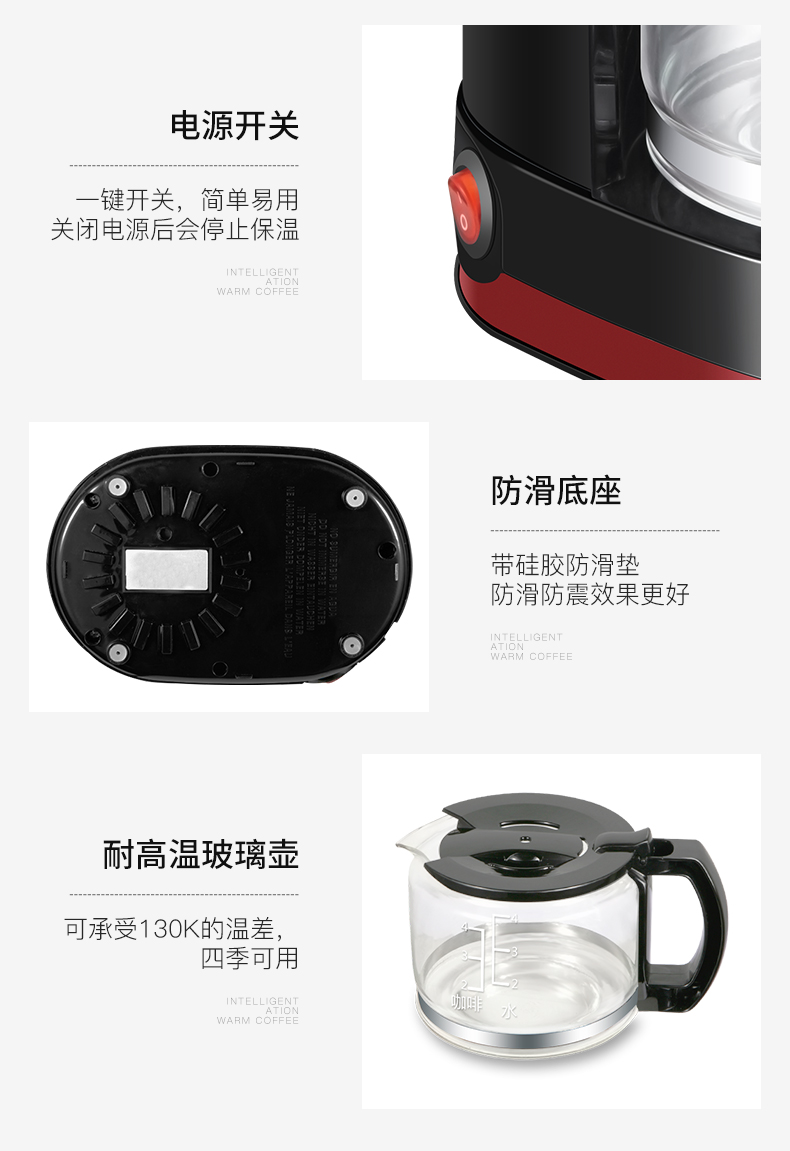 máy pha cà phê breville 870 Đức maybaum May cây M180 Máy pha cà phê nhỏ giọt của Mỹ hộ gia đình nhỏ nồi nhỏ đun sôi không tự động - Máy pha cà phê máy pha cà phê aulika