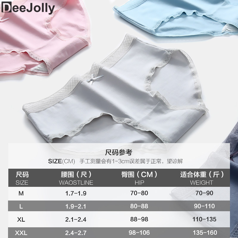 DEEJOLLY 女士纯棉抗菌内裤 5条装 图2