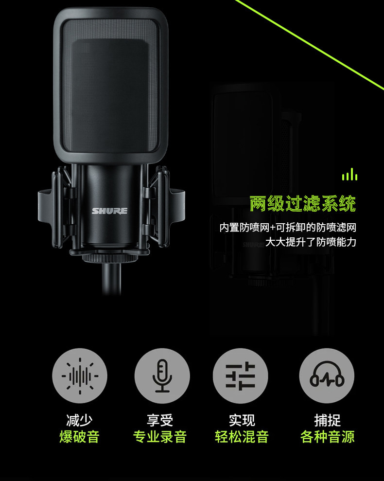 shure/舒尔SM4 kit插图3