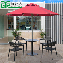 Home Outdoor Beach Umbrellas Middle Post Umbrella Luxury Large Round Umbrella Square Umbrella Swing Stall Umbrella Villa Pool poolside Umbrella Shake Umbrella