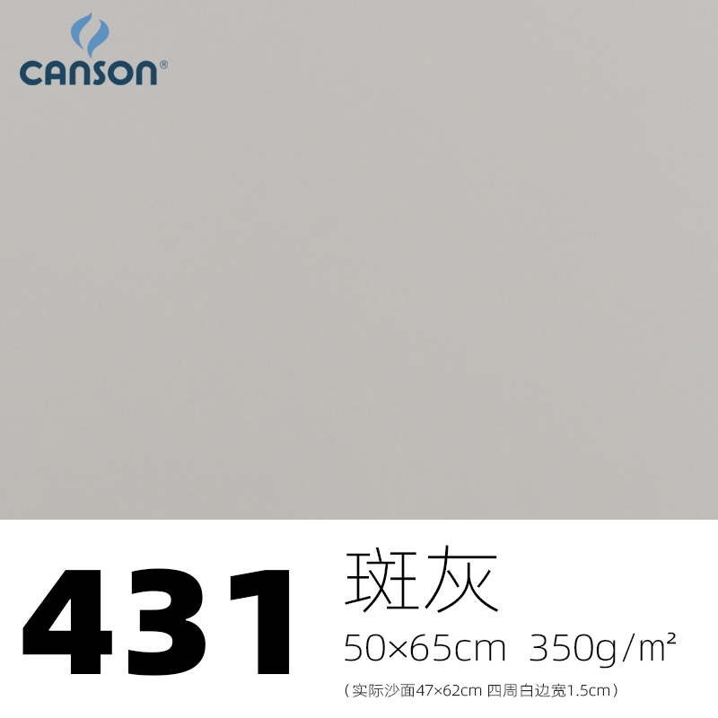 Spot Grey 431 (Price Is 1) 5 Packagesfree shipping   CANSON canson  Mi-Teintes honey Dan Toner painting Special paper   Sand surface   Pastel Painting paper   350g   Shameen skin texture 500x650mm   10 Zhang / package