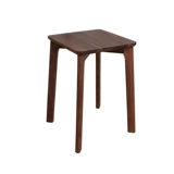 Полный деревянный черный ореховый табурет американский маленький табурет -табурет с нордич -домашним столом столовой стул Новый китайский высокий стул