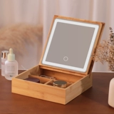 Круглое настольное зеркало, регулируемый заполняющий свет, туалетный столик, подарок на день рождения