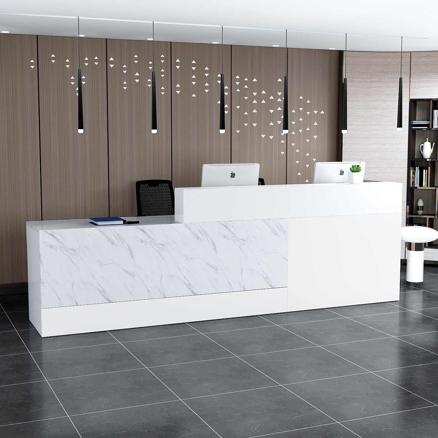 Buy Bar small cash register counter shop corner reception desk company front desk clothing store