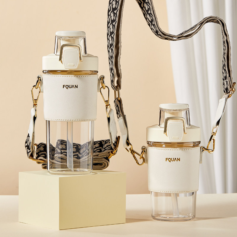 Swedish cica net red straw cup girl high face value double drink cup large capacity upscale delicate water mug summer