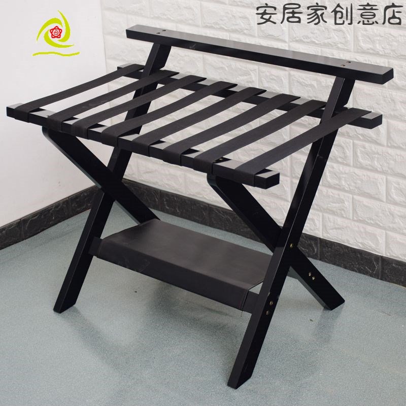 Guesthouse Hotel Furniture Innate Solid Wood Luggage Rack Shelve Folded Clothes Quilts Shoes To Contain Home Guest Bedrooms
