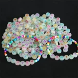 Акриловые буквы и цифры, браслет из бисера, бусины ручной работы, аксессуар с аксессуарами, DIY