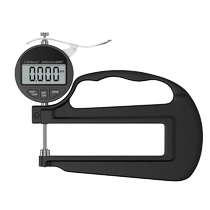 Deep throat thickness gauge micrometer high-precision digital display thickness measurement caliper electronic thickness gauge film leather measuring ruler