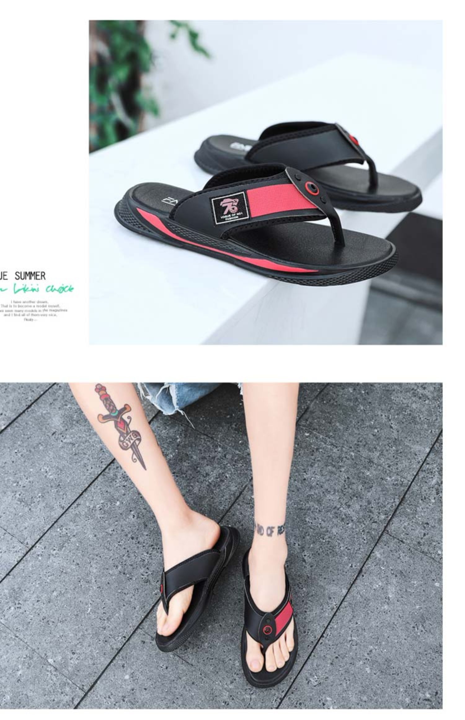 Dép xỏ ngón nam xu hướng hè hè cá tính Hàn Quốc 2019 mới mang dép nam ngoài trời đế mềm, đế mềm - Dép dép nam adidas