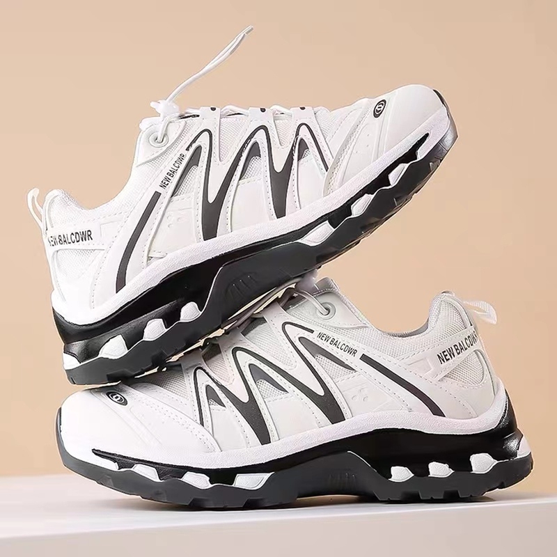 [Same Style as Iu] New Balcdwr Official Authentic 2025 New Couple's White, Gray, and Silver Sneakers for Men and Women