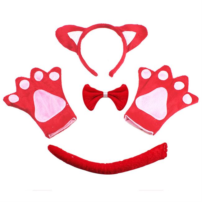 Bow tie cung cấp găng tay Halloween headband trẻ em mũ của trẻ em bóng động vật đuôi - Sản phẩm Đảng / Magic / Hiệu suất