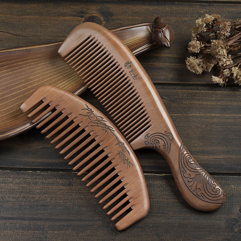 Peach comb width tooth anti-static hair loss long hair hair hair hair comb comfortable