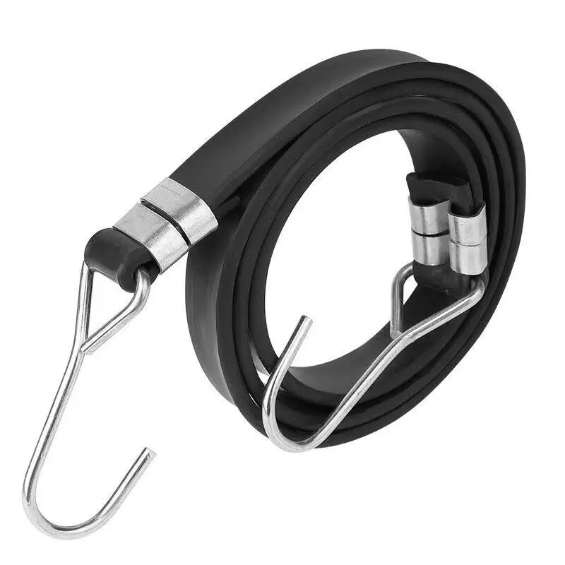 Rubber Motorcycle Rear Seat Elastic Band, Strong Pulling Tie-Down Rope, Elastic Tape, Bicycle Strap, Elastic Rope