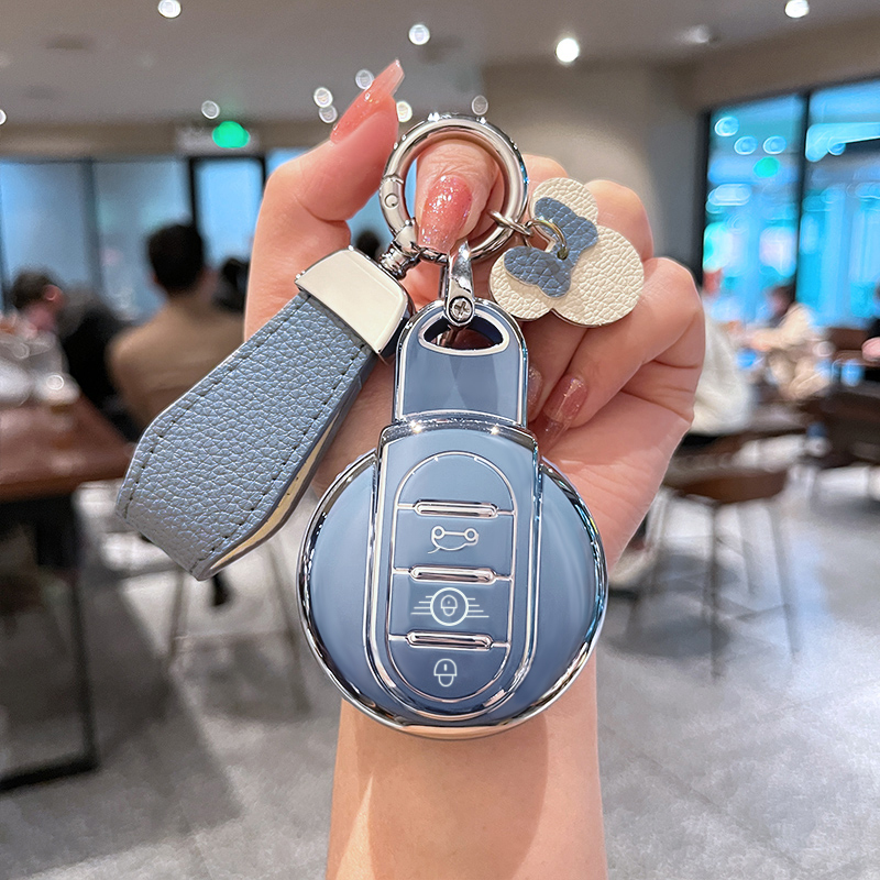 Suitable for Bmw Mini Key Case Countryman Mini Clubman Female Cooper Shell Jcw Buckle One Suitable for Bmw Mini Key Case Countryman Mini Clubman Female Cooper Shell Jcw Buckle One