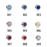 Универсальные бусины для отдыха, серебро 925 пробы, кошачий глаз, в корейском стиле