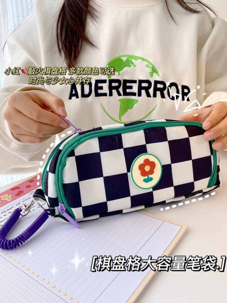 Pen bag Large capacity Multi-layer machine Spirit Sister with the same Han version Ins Wind girl 2021 New pencil pretty pencil case