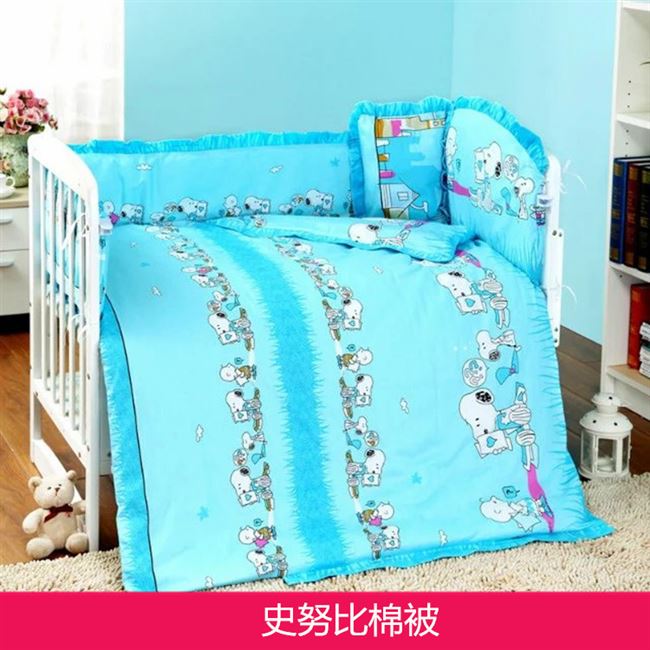 Bộ đồ giường Bed quilted quilt Trẻ sơ sinh Cotton Cotton Core Bộ năm mảnh Bộ sáu mảnh - Bộ đồ giường trẻ em