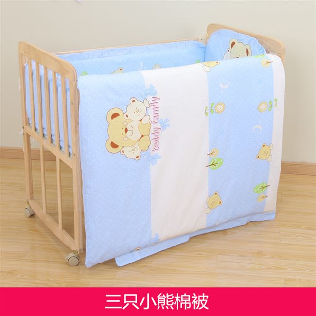 Bộ đồ giường Bed quilted quilt Trẻ sơ sinh Cotton Cotton Core Bộ năm mảnh Bộ sáu mảnh - Bộ đồ giường trẻ em