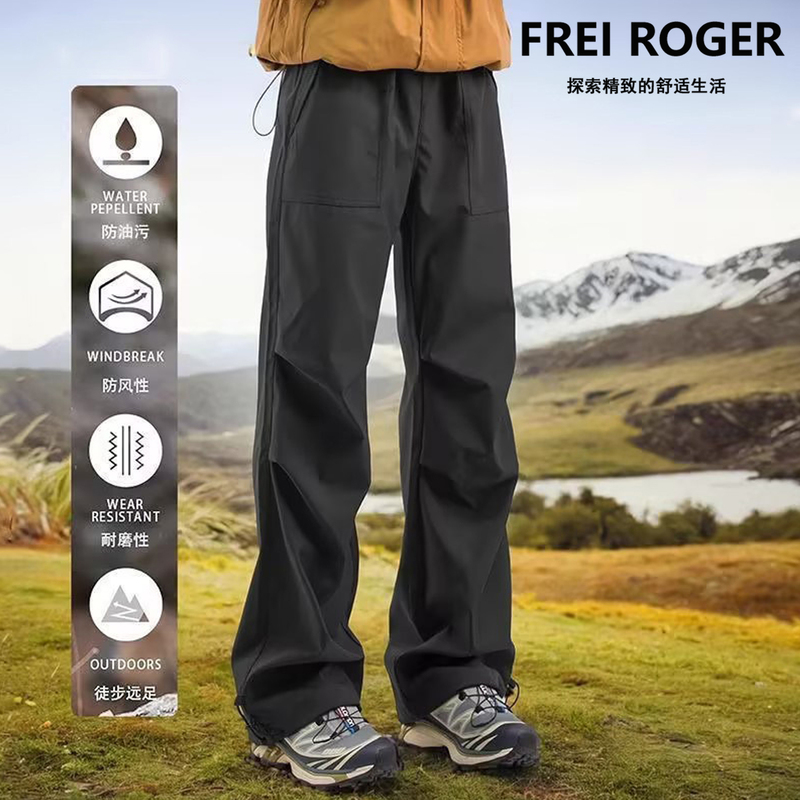 Frei Roger Outdoor Softshell Pants for Men and Women, Autumn and Winter Paratrooper Hiking and Trekking Water-Repellent Fleece-Lined Cargo Pants Frei Roger Outdoor Softshell Pants for Men and Women, Autumn and Winter Paratrooper Hiking and Trekking Water-Repellent Fleece-Lined Cargo Pants