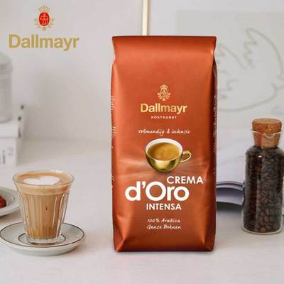 Dallmayr中深度烘焙咖啡豆1kg德国原装进口无糖黑咖啡达尔麦亚