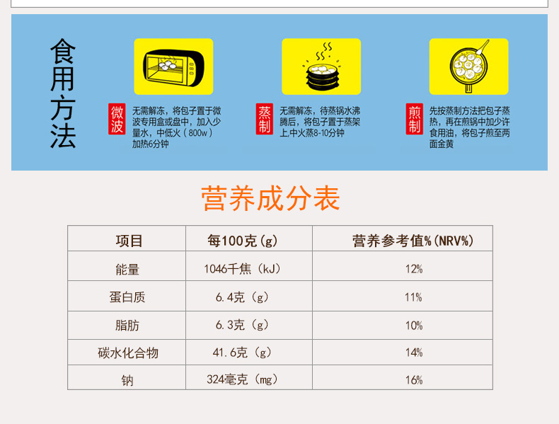 猫超广州酒家手制生肉包337.5g*2袋