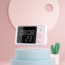 Alarm clock Mute Smart Bedside Electronic clock Luminous Digital Clock Student voice Oversized Bluetooth speaker Wireless