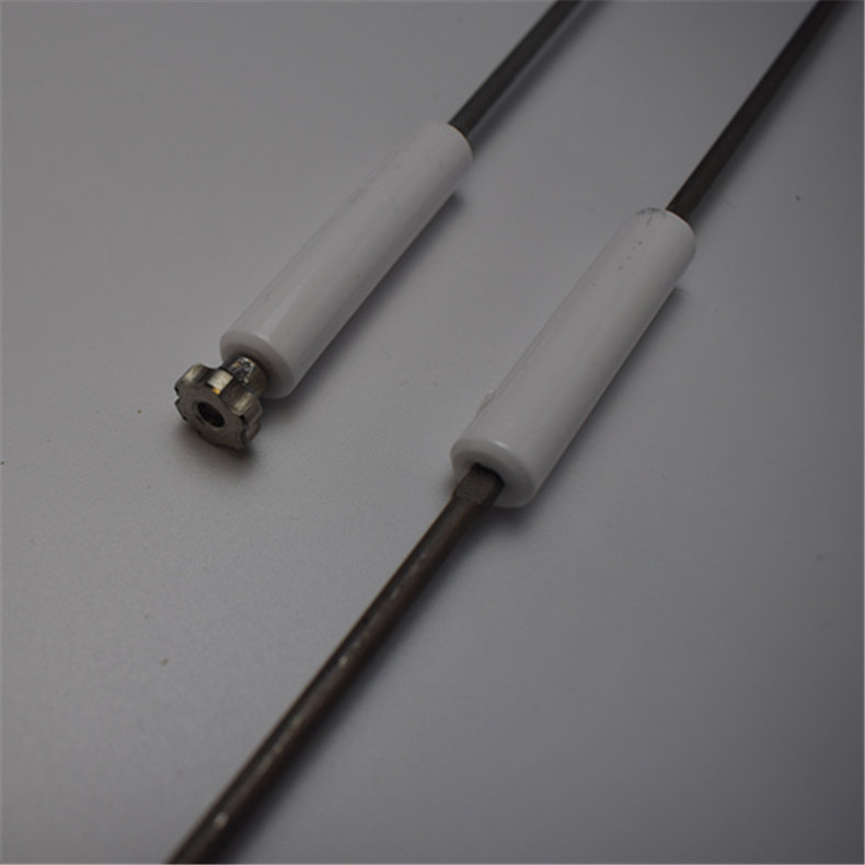 High-quality kiln ignition electrode high-temperature ignition rod ceramic ignition probe with plum blossom head ignition nozzle burner