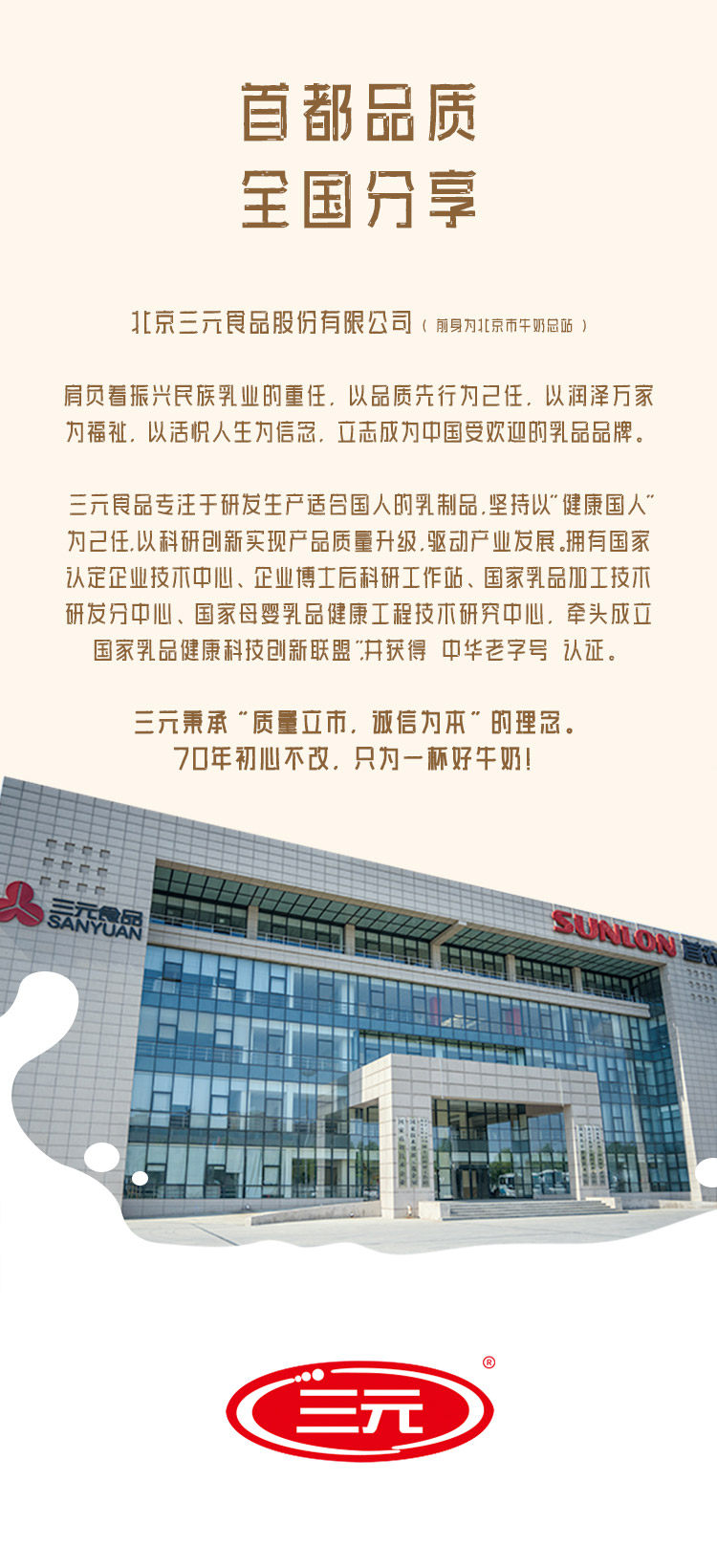 安享好物 安享B级纯奶-三元小方白 全脂纯牛奶 国标 