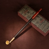 Длинный ониксовый мундштук ручной работы, мужская старомодная медная небольшая дизайнерская курительная трубка