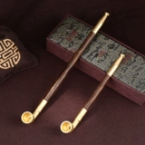 Старомодная медная креативная курительная трубка ручной работы из провинции Юньнань, подарок на день рождения