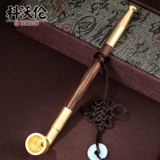 Старомодная медная креативная курительная трубка ручной работы из провинции Юньнань, подарок на день рождения