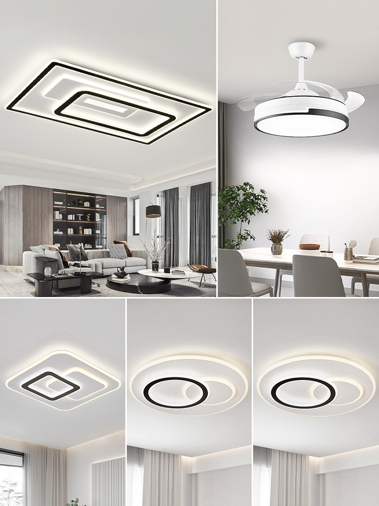 Living Room Main Light 2025 New Model High-End Ceiling Light Simple Modern Elegant Light Luxury Large Light Zhongshan Lighting Combination