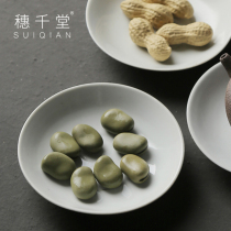 Suiqiantang Purple sand tea pet ornaments Ceramic dried fruit ornaments Simulation jujube peanuts Melon seeds peas tea fun small pieces