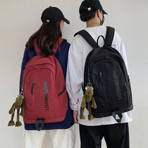 Brief Han version High School Guys Bag Large Capacity Double Shoulder Bag 2020 New Female Campus Leisure Backpack Tide Cards