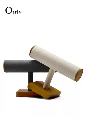 Doboni's new solid wood emerald bracelet display stand, jewelry bracelet, bracelet shelf, display stand, prop shop