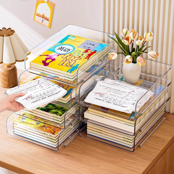 Desktop picture book storage box to store books and artifact